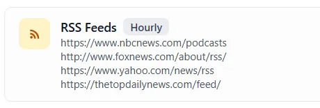 RSS Feed Automation placeholder preview